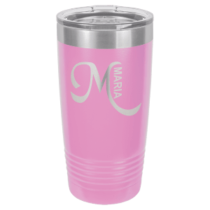 Custom Engraved 20 oz Tumblers | Personalized Logo Drinkware