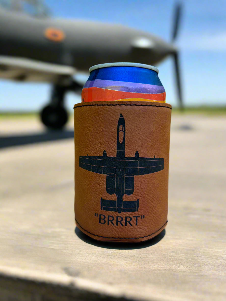 Personalized military aircraft beverage holder