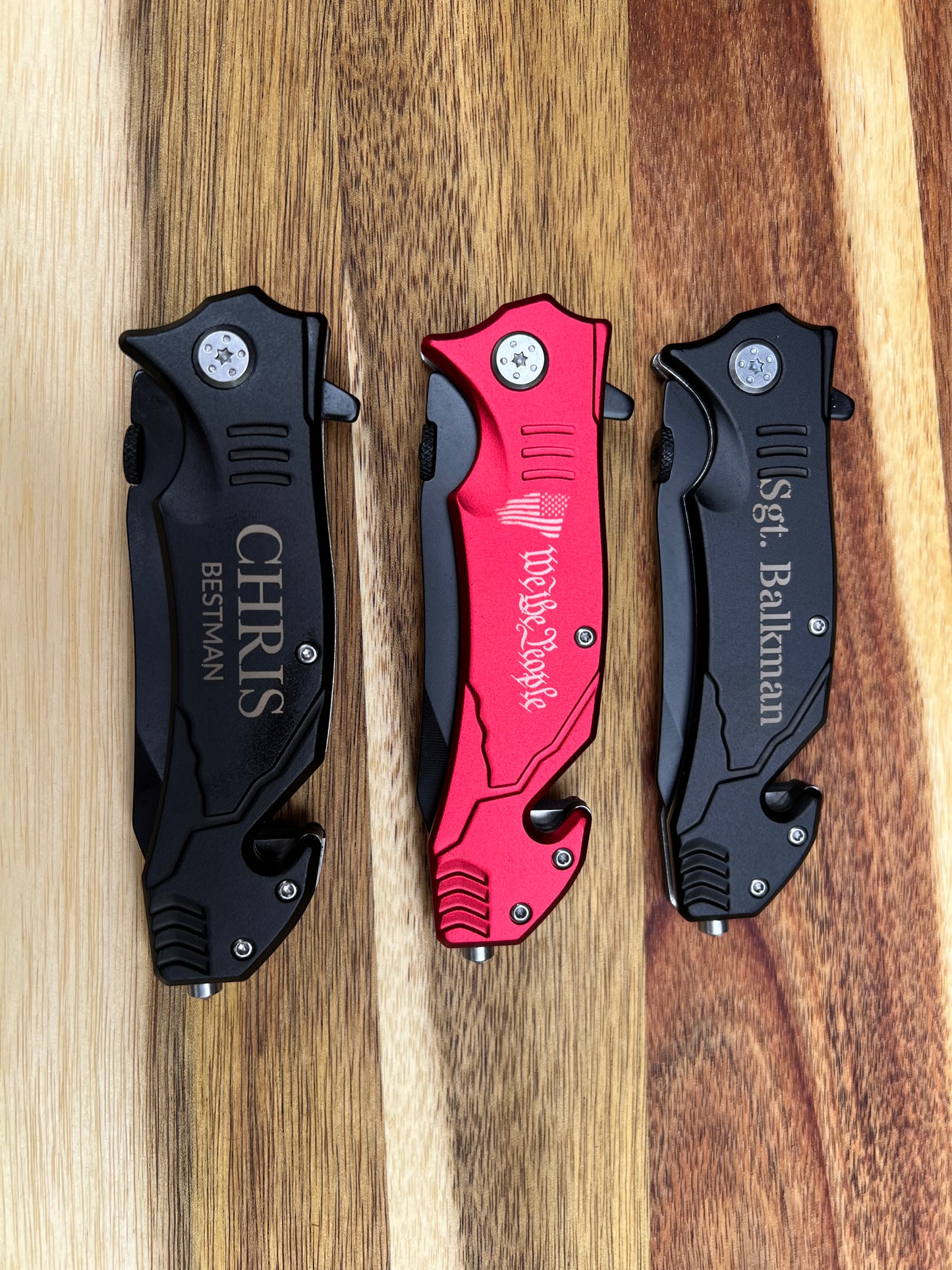 Personalized Rescue Knife