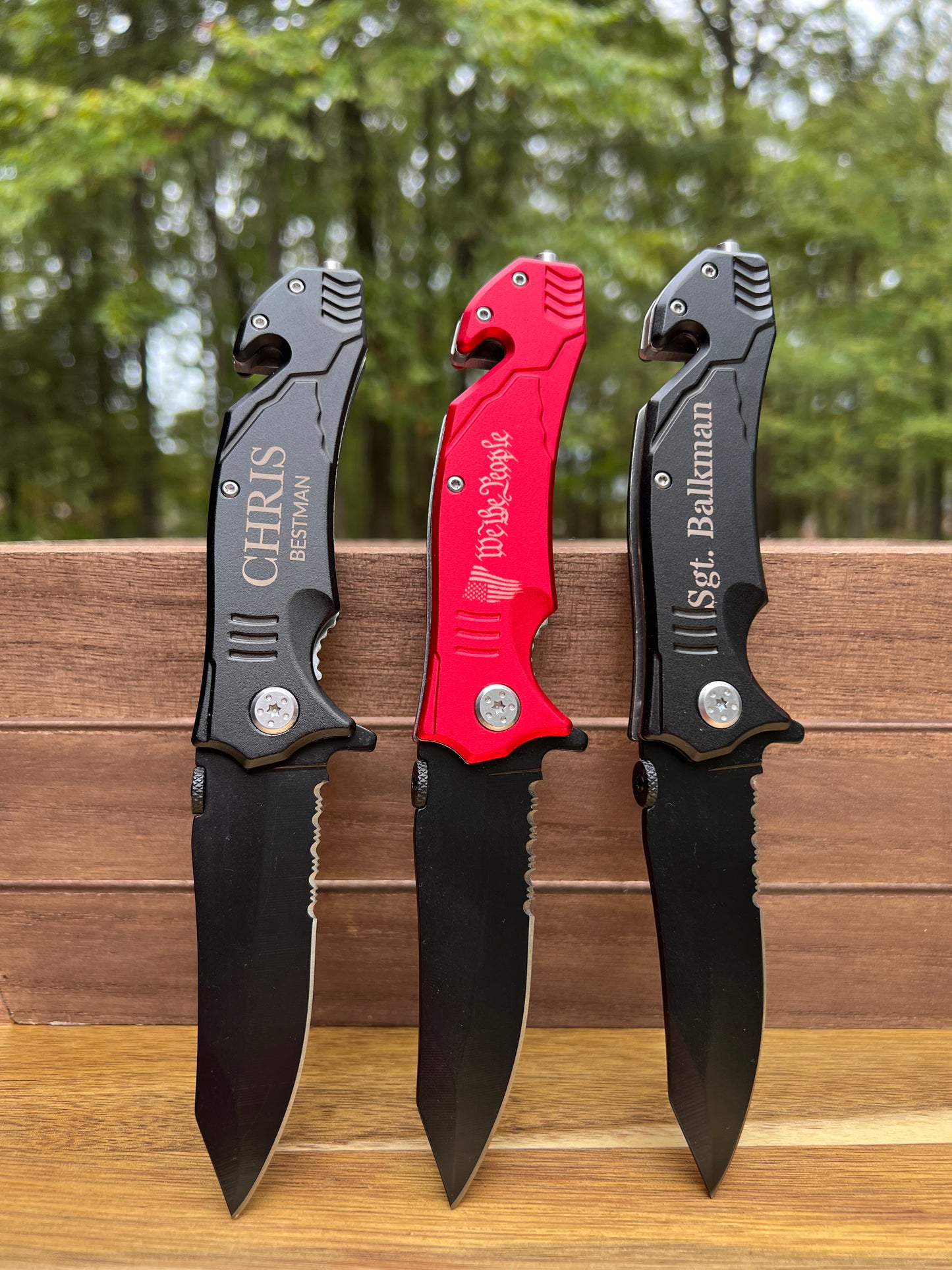 Personalized Rescue Knife