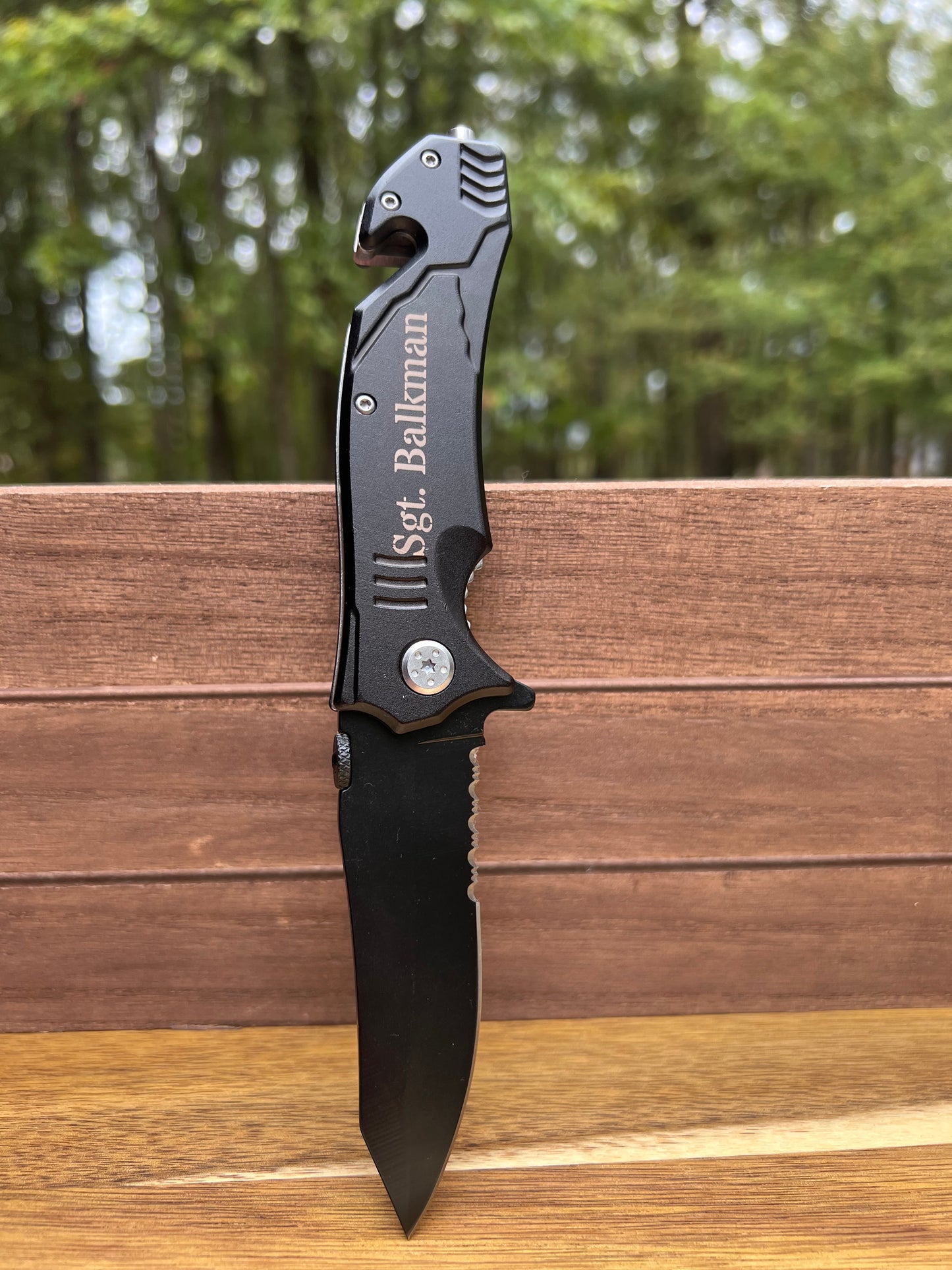 Personalized Rescue Knife