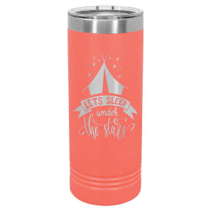 Custom Engraved 22 oz Skinny Tumblers | Personalized Logo Drinkware