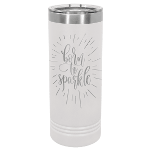 Custom Engraved 22 oz Skinny Tumblers | Personalized Logo Drinkware
