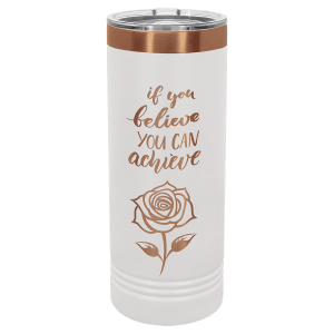 Custom Engraved 22 oz Skinny Tumblers | Personalized Logo Drinkware