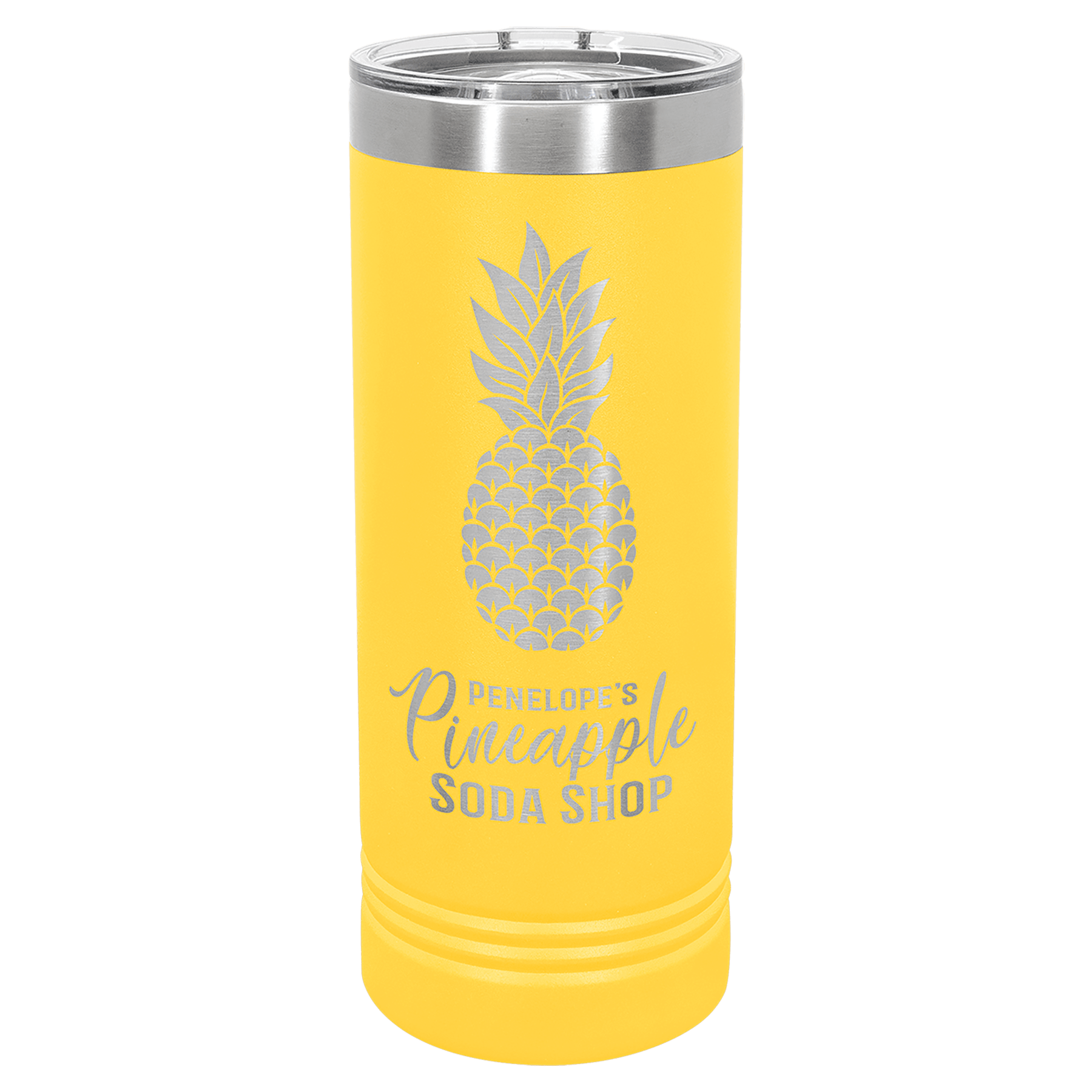 Custom Engraved 22 oz Skinny Tumblers | Personalized Logo Drinkware