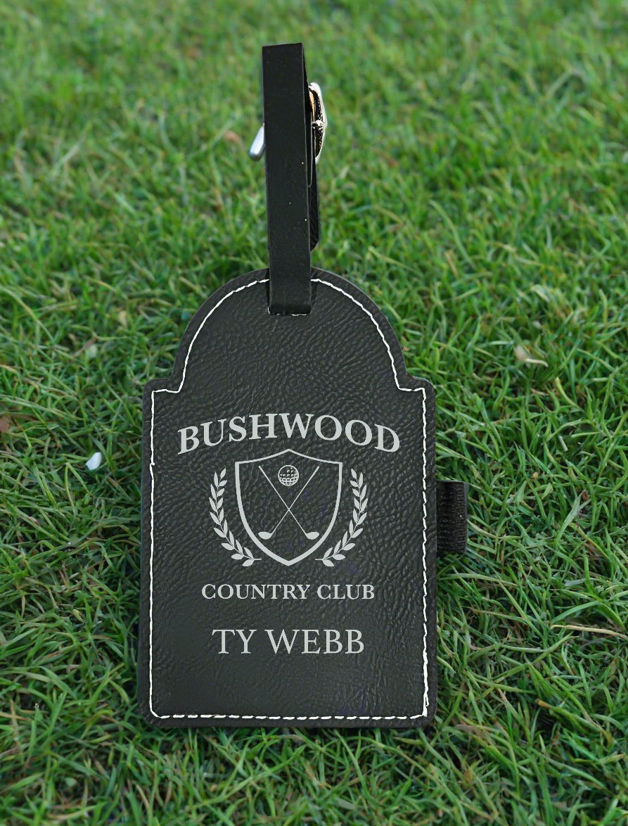 Bushwood Personalized Golf Bag Tag