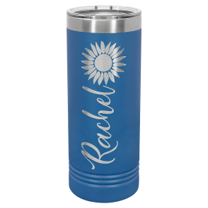 Custom Engraved 22 oz Skinny Tumblers | Personalized Logo Drinkware