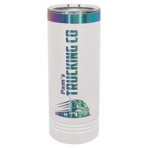 Custom Engraved 22 oz Skinny Tumblers | Personalized Logo Drinkware